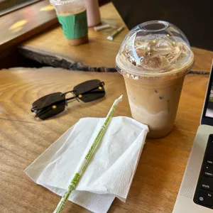 iced latte + work